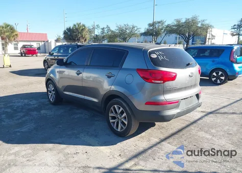 2016 Kia Sportage Lx из США, поврежденный, VIN KNDPB3AC0G7796592